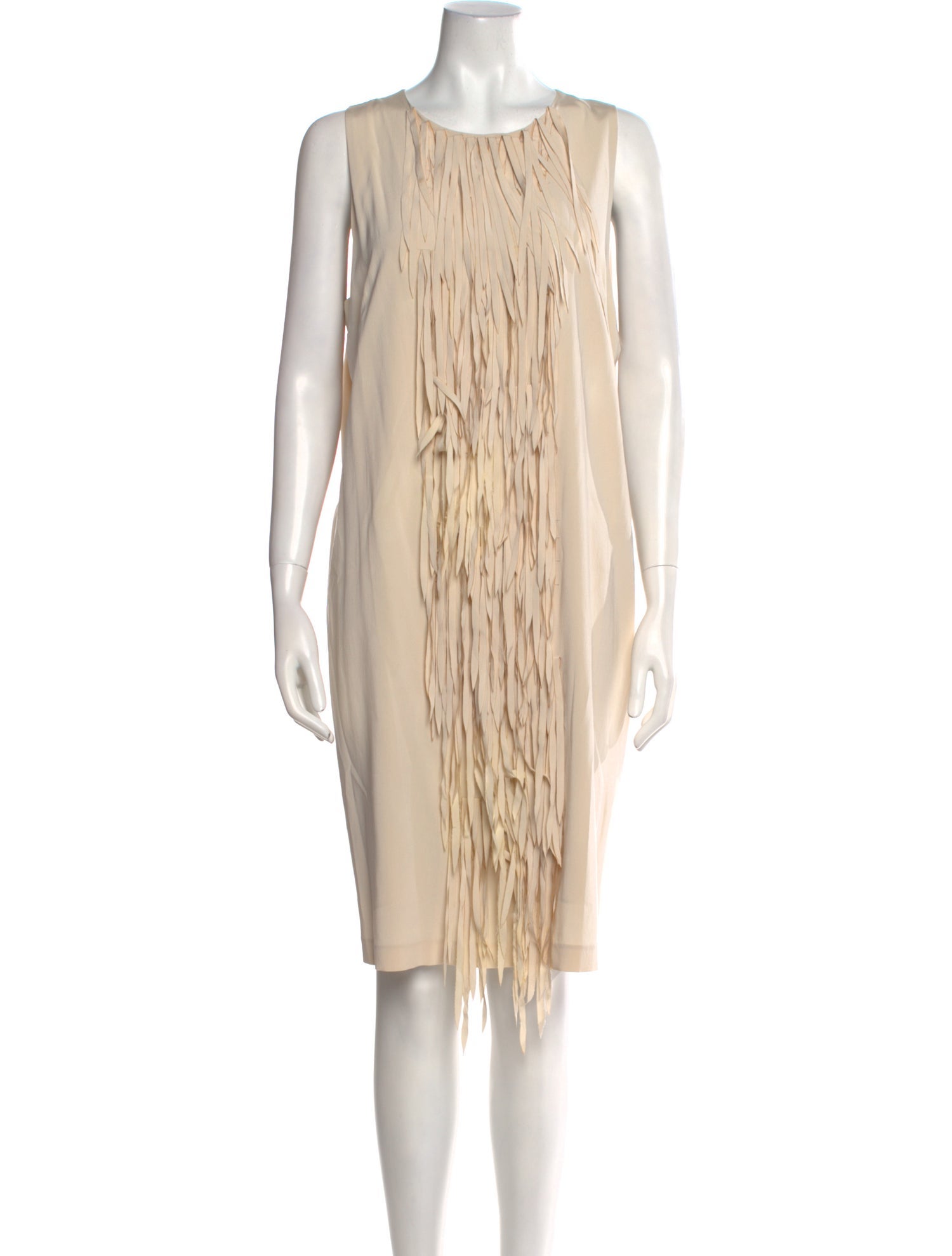 Brunello Cucinelli Scoop Neck Knee-Length Dress